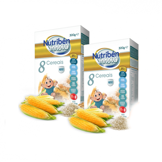 NUTRIBEN INNOVA 8 CEREAIS 300G X2 + DESC