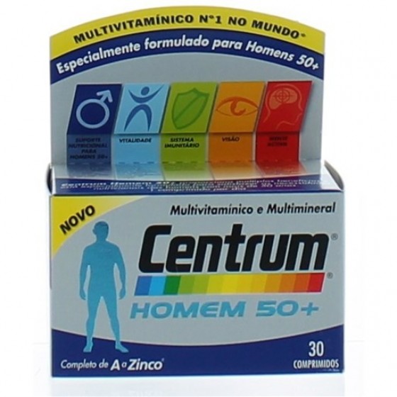 CENTRUM HOMEM 50+ COMP X 30